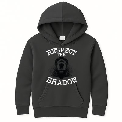 Respect The Shadow Groundhog Kids Hoodie
