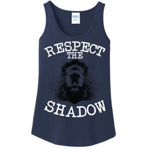 Respect The Shadow Groundhog Ladies Essential Tank