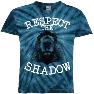 Respect The Shadow Groundhog Kids Tie-Dye T-Shirt