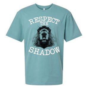 Respect The Shadow Groundhog Sueded Cloud Jersey T-Shirt