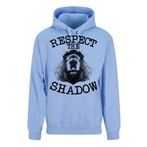 Respect The Shadow Groundhog Unisex Surf Hoodie