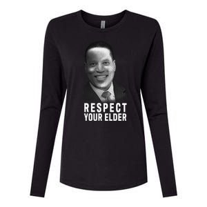 Respect Your Elder Pro Republican Larry Elder Womens Cotton Relaxed Long Sleeve T-Shirt