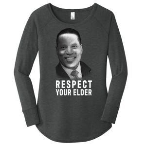 Respect Your Elder Pro Republican Larry Elder Women's Perfect Tri Tunic Long Sleeve Shirt