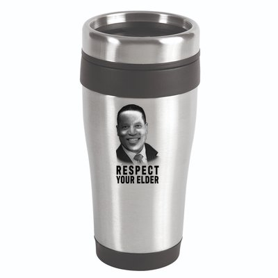 Respect Your Elder Pro Republican Larry Elder 16oz Travel Tumbler