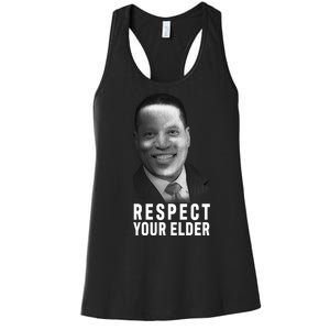 Respect Your Elder Pro Republican Larry Elder Women's Racerback Tank