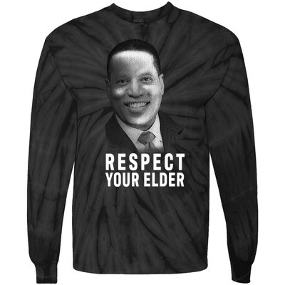 Respect Your Elder Pro Republican Larry Elder Tie-Dye Long Sleeve Shirt