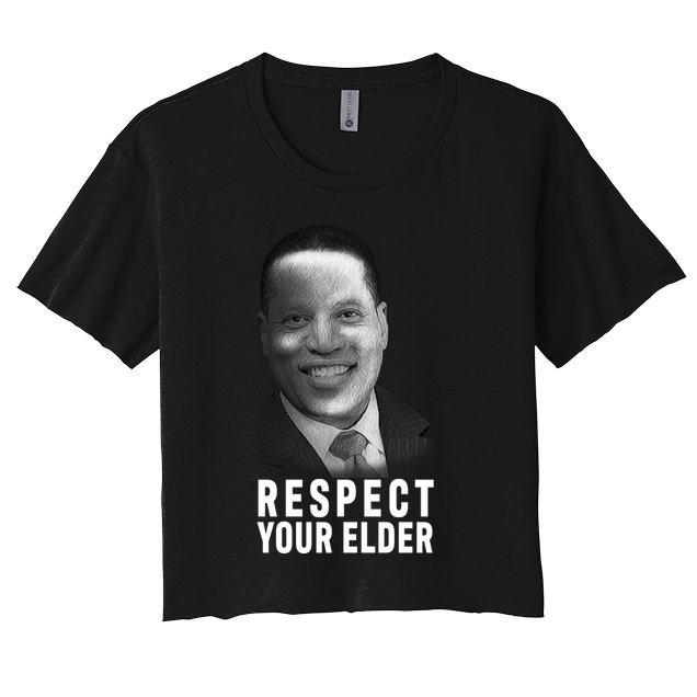 Respect Your Elder Pro Republican Larry Elder Crop Top