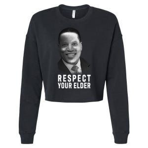 Respect Your Elder Pro Republican Larry Elder Cropped Pullover Crew