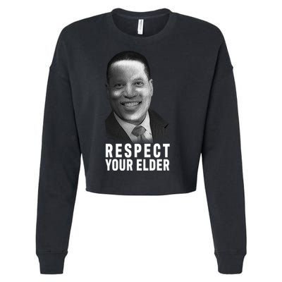 Respect Your Elder Pro Republican Larry Elder Cropped Pullover Crew