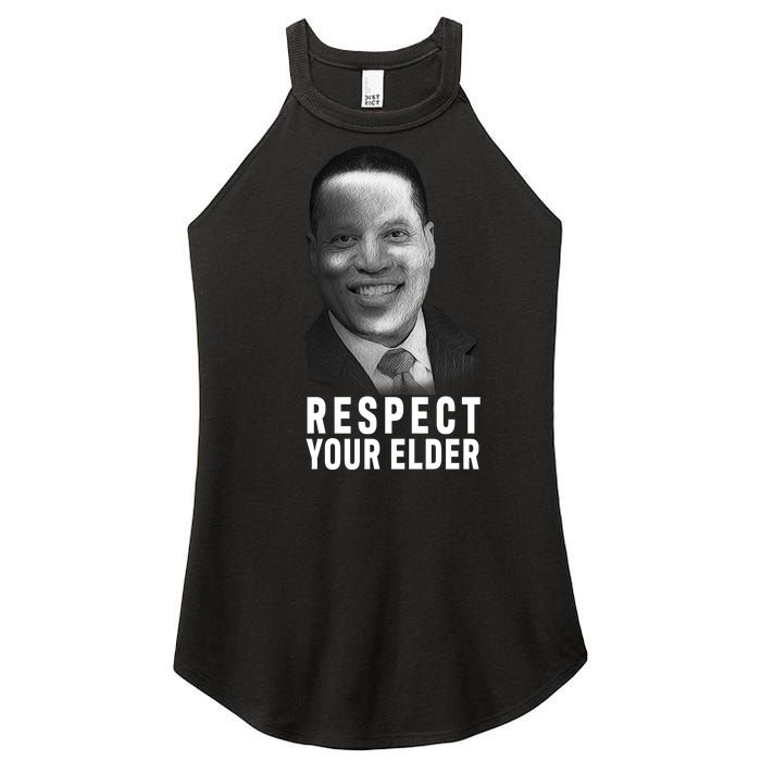 Respect Your Elder Pro Republican Larry Elder Women's Perfect Tri Rocker Tank