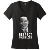 Respect Your Elder Pro Republican Larry Elder Women's V-Neck T-Shirt