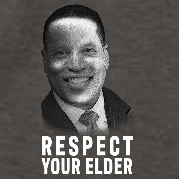 Respect Your Elder Pro Republican Larry Elder Vector Backpack