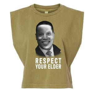 Respect Your Elder Pro Republican Larry Elder Garment-Dyed Women's Muscle Tee