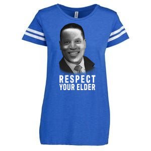 Respect Your Elder Pro Republican Larry Elder Enza Ladies Jersey Football T-Shirt