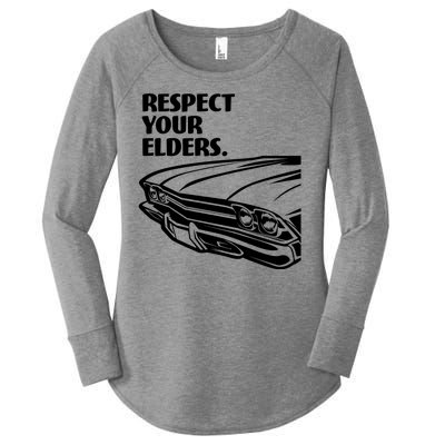 Respect Your Elders Vintage Classic Cars Women's Perfect Tri Tunic Long Sleeve Shirt