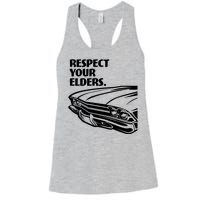 Respect Your Elders Vintage Classic Cars Women's Racerback Tank