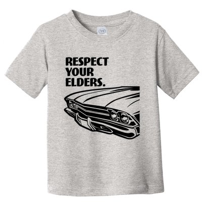 Respect Your Elders Vintage Classic Cars Toddler T-Shirt