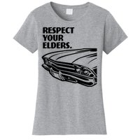 Respect Your Elders Vintage Classic Cars Women's T-Shirt