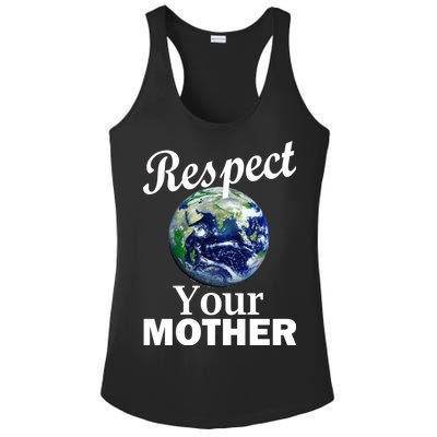 Respect your Mother Earth Ladies PosiCharge Competitor Racerback Tank