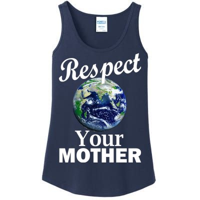 Respect your Mother Earth Ladies Essential Tank