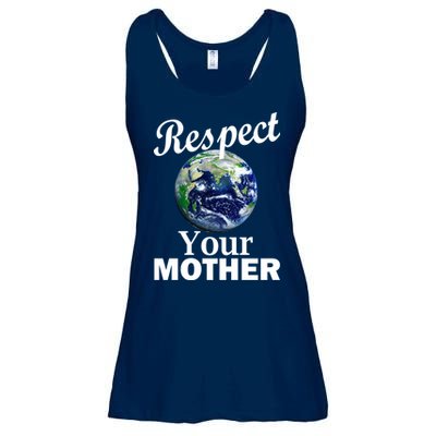Respect your Mother Earth Ladies Essential Flowy Tank