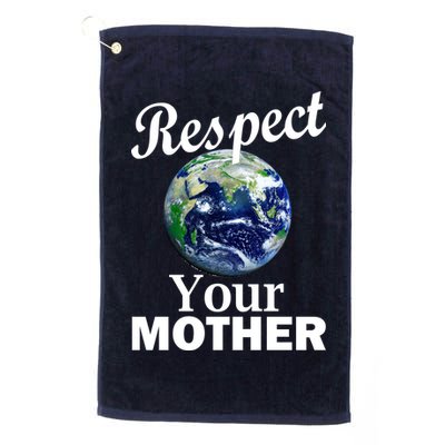 Respect your Mother Earth Golf Towel