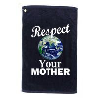 Respect your Mother Earth Platinum Collection Golf Towel