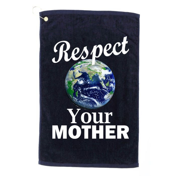 Respect your Mother Earth Platinum Collection Golf Towel