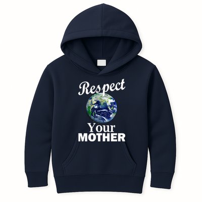 Respect your Mother Earth Kids Hoodie
