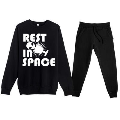 Rest In Space Premium Crewneck Sweatsuit Set