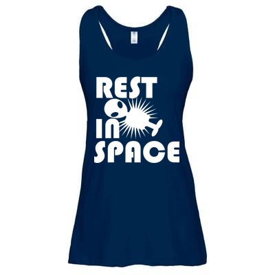 Rest In Space Ladies Essential Flowy Tank