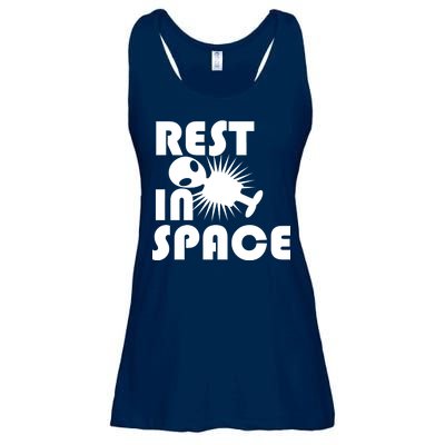 Rest In Space Ladies Essential Flowy Tank