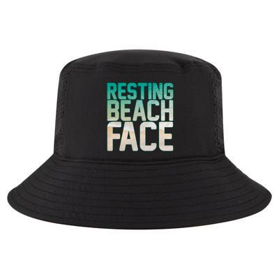 Resting Beach Face Cool Comfort Performance Bucket Hat