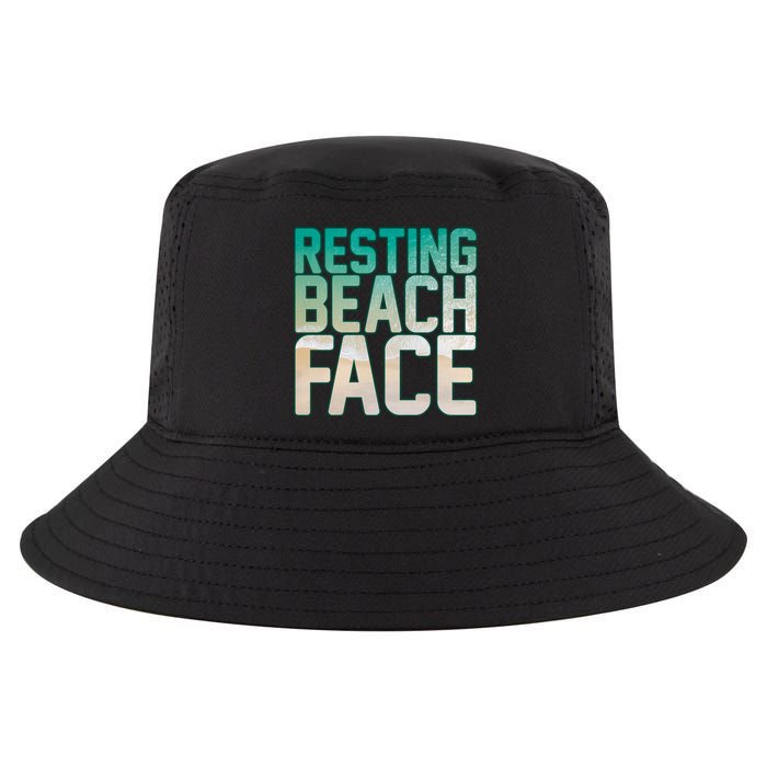Resting Beach Face Cool Comfort Performance Bucket Hat