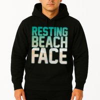 Resting Beach Face Hoodie