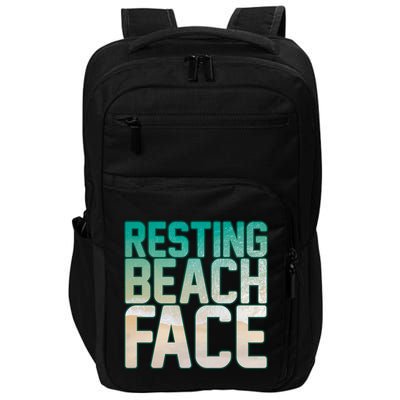 Resting Beach Face Impact Tech Backpack
