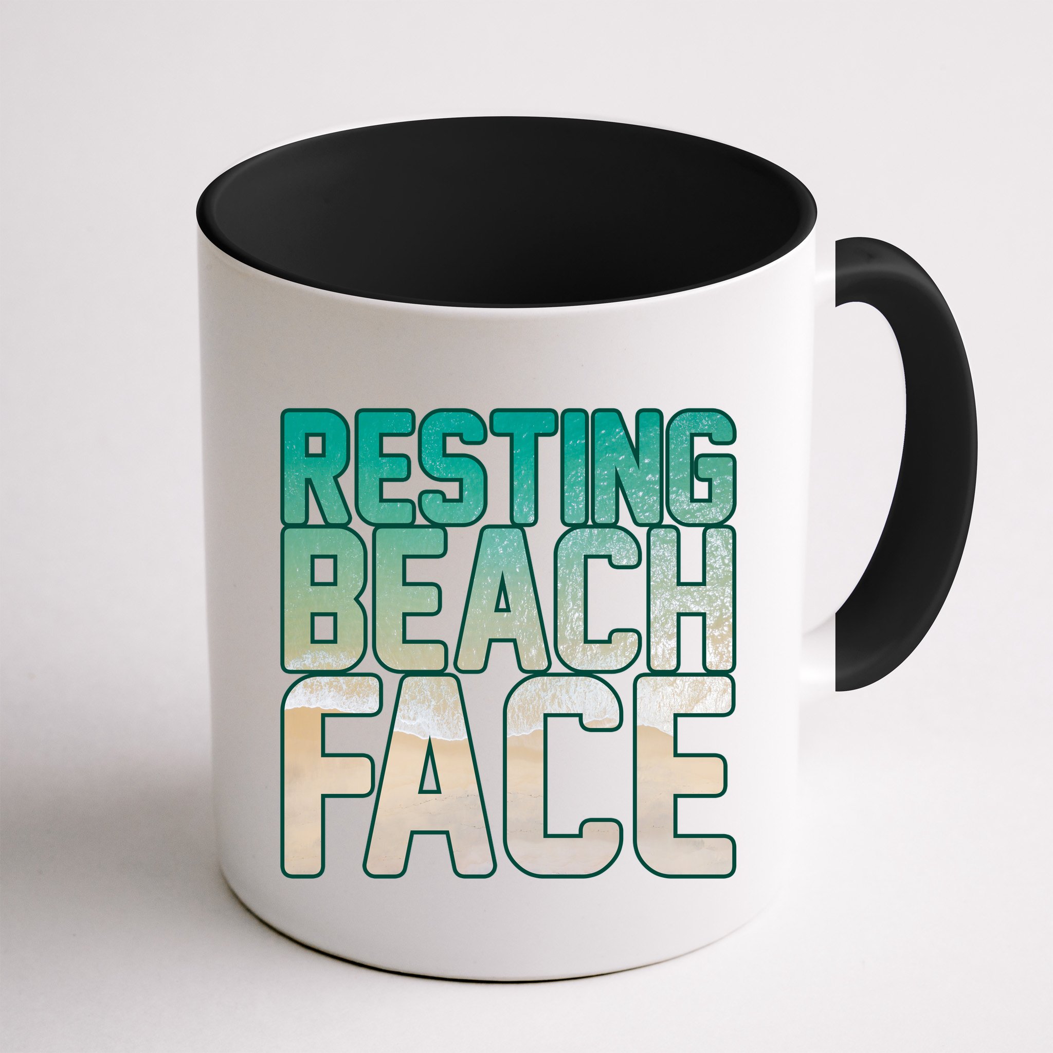 Resting Beach Face Mug