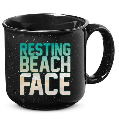 Resting Beach Face 15oz Campfire Ceramic Mug