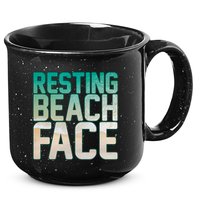 Resting Beach Face 15oz Campfire Ceramic Mug
