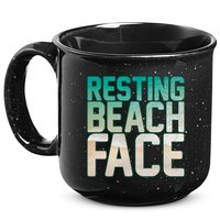 Resting Beach Face 15oz Campfire Ceramic Mug