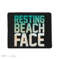 Resting Beach Face Mousepad
