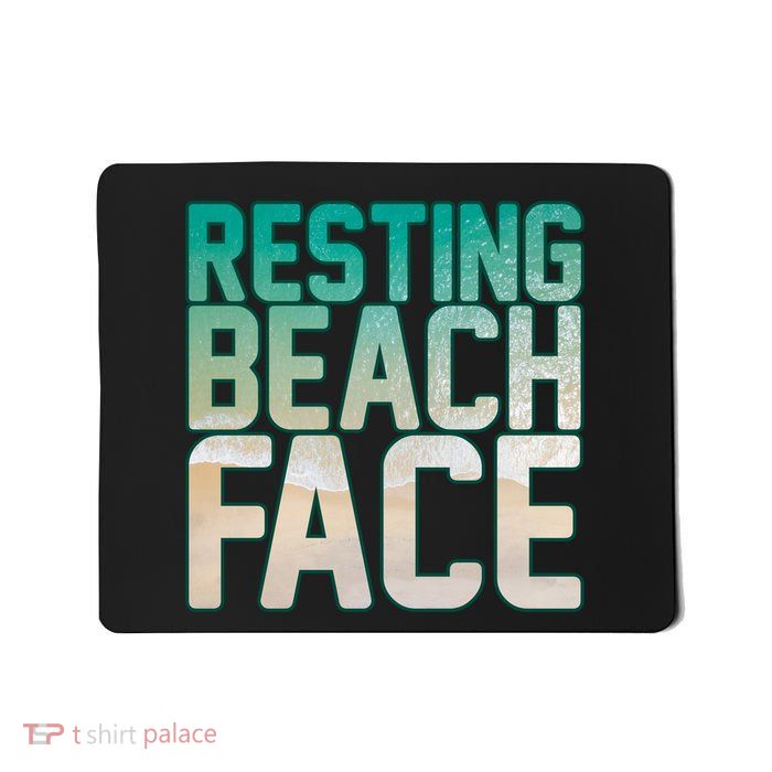 Resting Beach Face Mousepad