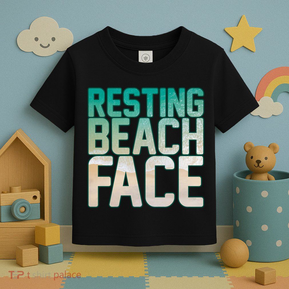 Resting Beach Face Toddler T-Shirt