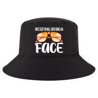 Resting Beach Face Summer Shades Cool Comfort Performance Bucket Hat