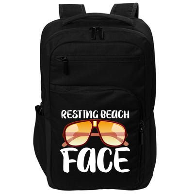 Resting Beach Face Summer Shades Impact Tech Backpack