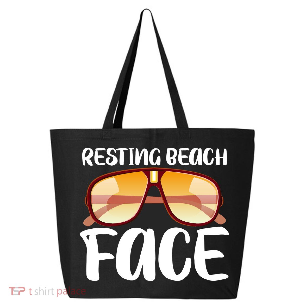 Resting Beach Face Summer Shades 25L Jumbo Tote