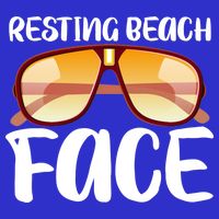 Resting Beach Face Summer Shades Tumbler