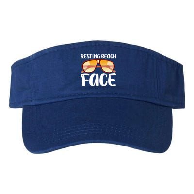 Resting Beach Face Summer Shades Valucap Bio-Washed Visor