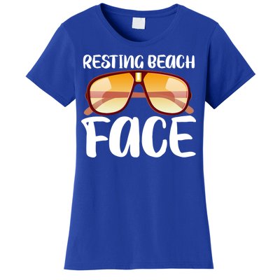 Resting Beach Face Summer Shades Women's T-Shirt