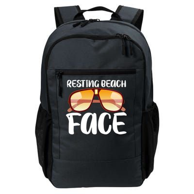 Resting Beach Face Summer Shades Daily Commute Backpack